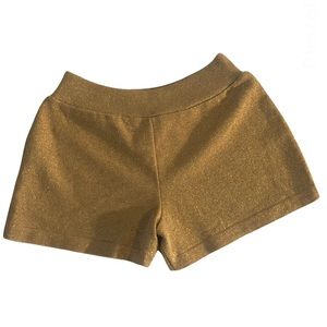 Hottie Gold Shimmer Hot Pants Short Sexy Shorts